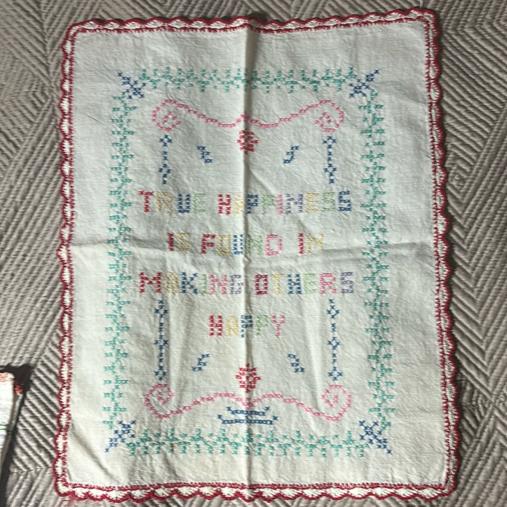 Hand Stitched Hankerchief